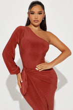 Load image into Gallery viewer, Fashion Nova One Shoulder dress
