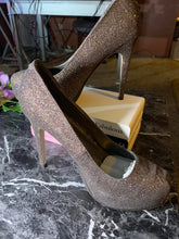 Load image into Gallery viewer, New!! Madden Girl Brown Glitter heels
