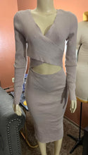 Load image into Gallery viewer, Cut-Out Sweater Dress
