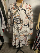 Load image into Gallery viewer, Graffiti print shirt dress
