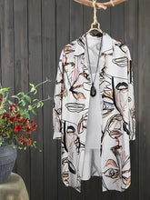 Load image into Gallery viewer, Graffiti print shirt dress
