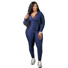 Load image into Gallery viewer, Plus Size Two Piece Joggers Set
