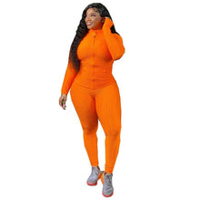 Load image into Gallery viewer, Plus Size Two Piece Joggers Set
