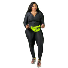 Load image into Gallery viewer, Plus Size Two Piece Joggers Set
