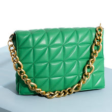 Load image into Gallery viewer, Quilted Chain Shoulder Hand Bag
