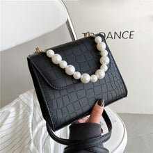 Load image into Gallery viewer, Stone Pattern Mini Pearl Handle Purse
