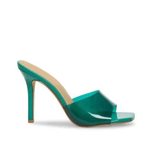 Load image into Gallery viewer, Colorful Square Toe Slider Heels
