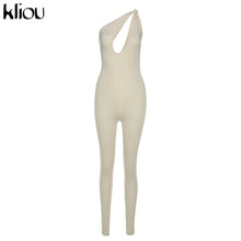 Load image into Gallery viewer, One Shoulder Sexy Cut Out Jumpsuit
